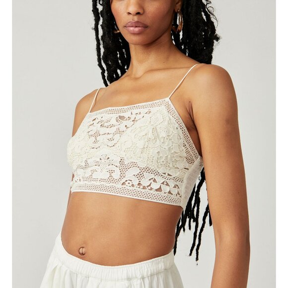 🎉LAST CHANCE🎉 FREE PEOPLE FP One Lyra Bralette / Ivory - Picture 2 of 9